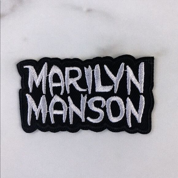 Marilyn Manson Band Embroidered Patch - Picture 2 of 4